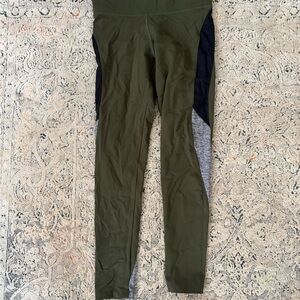 Victoria's Secret Olive and Black Leggings